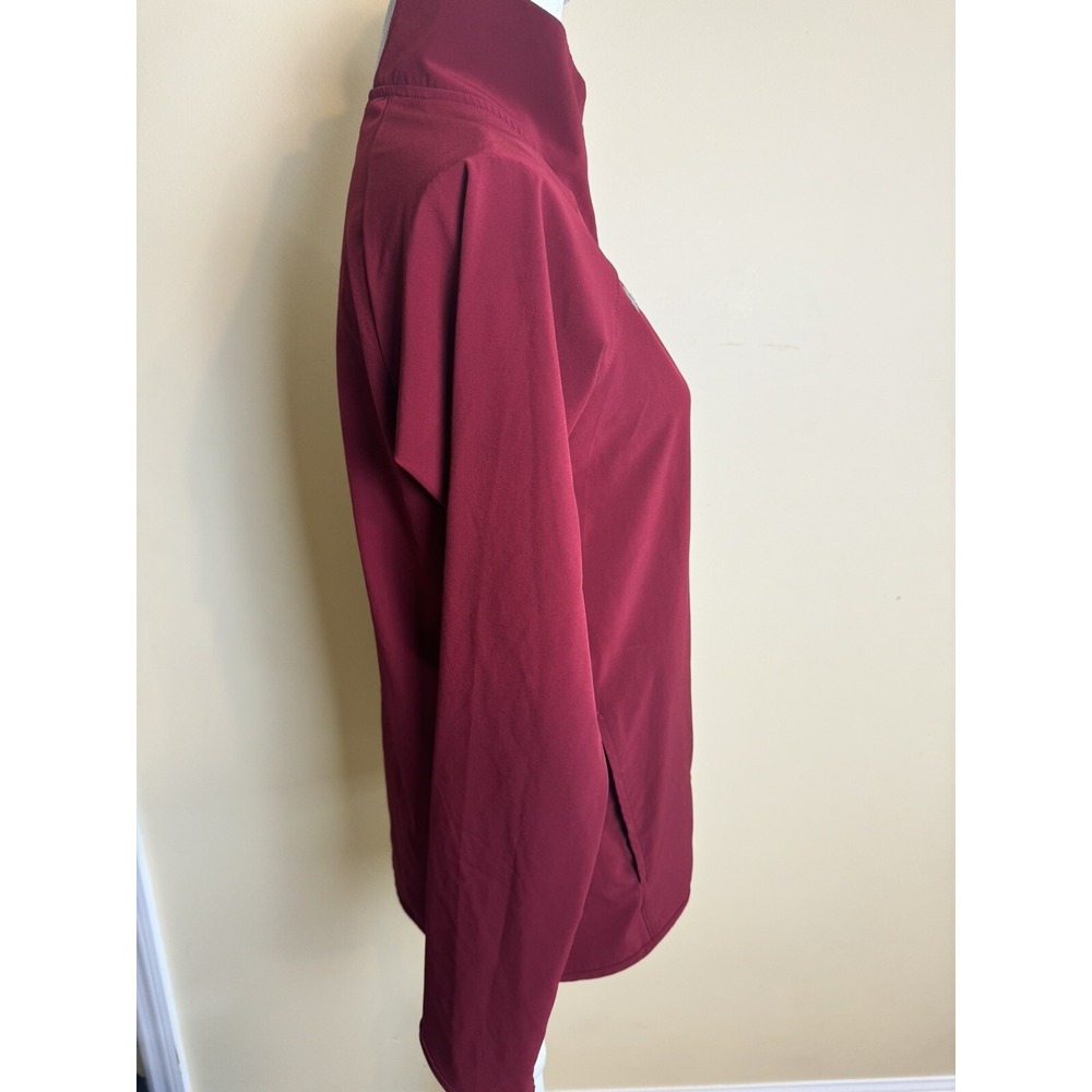 Under Armour Jacket Women's Size XS Golf Full Zip Burgundy Lightweight - Picture 4 of 9